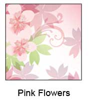 Pink flowers background