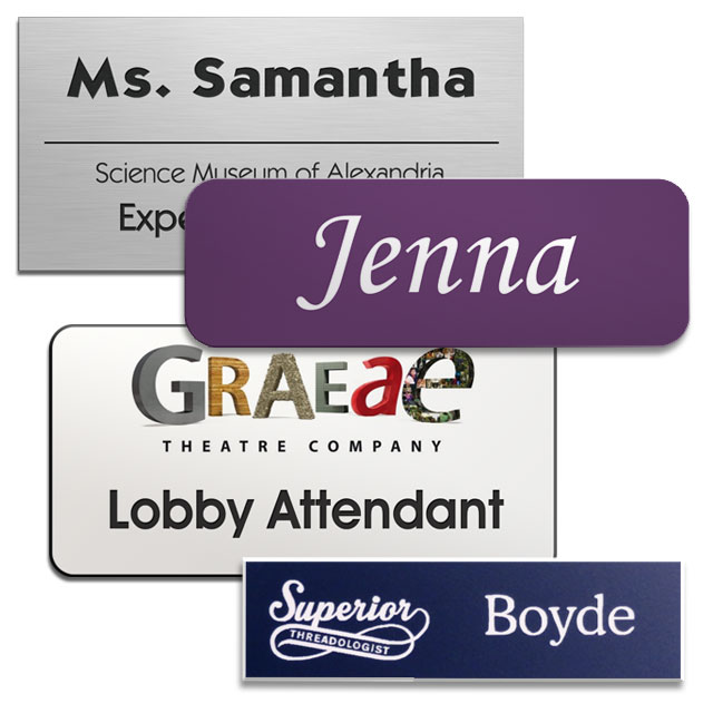 Plastic Name Tags