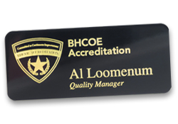 1.25x3 name tag with engraved logo