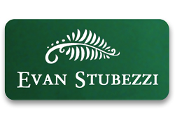 Plastic name tags, engraved logo and text.
