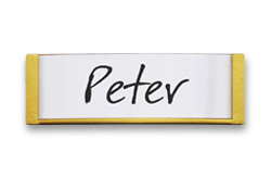 Speedy badges, temporary badges