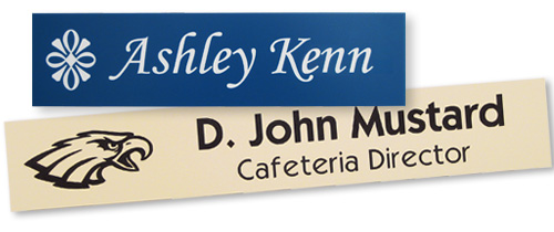 Custom plastic nameplates