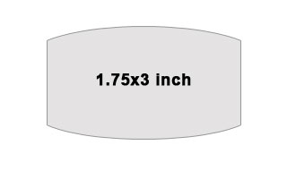 Large - 1.75x3 inches (R04)