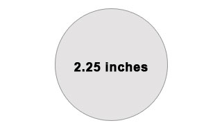 Large - 2.25x2.25 inches (S01)