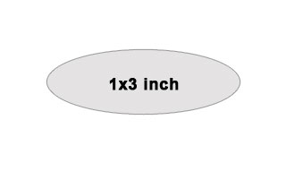 Small - 1x3 inches (S02)