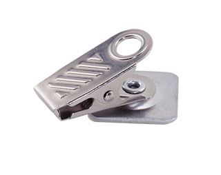 Swivel Bulldog Clip name tag fastener