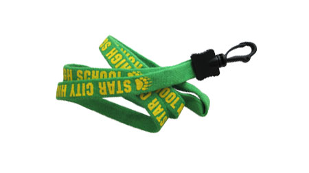 1/2 inch cotton lanyards, Star City High School.