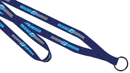 1/2 inch full color lanyards, Medea Galaxy.