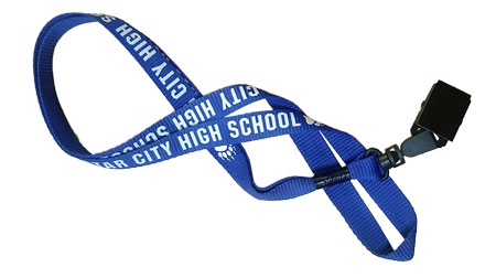 1/2 inch polyester lanyards, Star City High School.