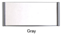 Gray badges