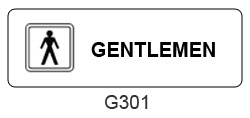 Gentlemen sign