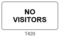 No Visitors