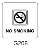 No Smoking sign