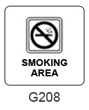 Smoking Area sign