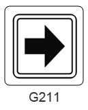 Arrow right/left sign