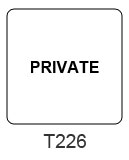 Private sign