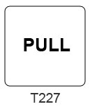 Pull sign